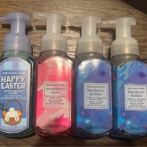Bath and Body Works bundle of four hand soap’s.